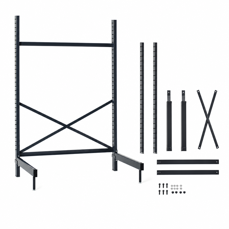 Product image #3 for Metro SmartLever 30-Inch Wide x 21-Inch Deep Cantilever Shelving Starter Unit Base Kit
