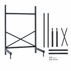 Thumbnail image #3 for Metro SmartLever SM762130-KIT Stationary Steel Cantilever Shelving Starter Unit, 30"W x 21"D Shelves, 76"H