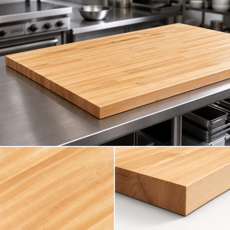 Product image #3 for John Boos Boos Block Northern Hard Rock Maple Blended Edge Grain Kitchen Countertop
