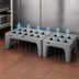 Thumbnail image #3 for Metro Bow-Tie Slotted Polymer Dunnage Rack, 30 x 22 x 12 Inches, 1,500 lb. Capacity