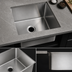 Thumbnail image #3 for John Boos Weld-In Undermount One-Compartment Sink, 24 x 24 x 12 Inches, 14 Gauge Stainless Steel