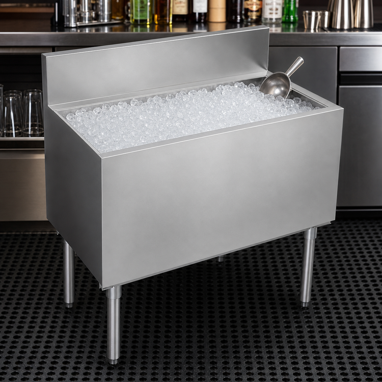 Product image #3 for Krowne Royal Series 36-Inch Wide Underbar Ice Bin/Cocktail Unit with 146-lb Capacity