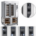 Thumbnail image #3 for Blodgett XR8-E/STAND Electric Mini Rotating Rack Bakery Oven with Stainless Steel Stand