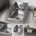 Thumbnail image #3 for Klinger's Trading 1-Compartment Drop-In Hand Sink with Faucet and 3-1/2 Inch Drain Basket, 10 x 14 x 5 Inch Bowl