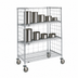 Thumbnail image #3 for Metro Super Erecta Standard-Duty Slanted Shelf Cart/Truck, 36 x 24 x 59 in, 3 Shelves