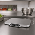 Thumbnail image #3 for San Jamar SlimLine Digital Portion Control Scale, 33 lb Capacity, Rectangular Stainless Steel Platform