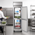 Thumbnail image #3 for Continental Refrigerator 1FNPTHD One-Section Pass-Thru Reach-In Freezer with Half-Height Solid Doors