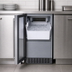 Thumbnail image #3 for Summit Commercial 15-Inch Undercounter Ice Maker with Bin, 47 lb. Daily Production, Stainless Steel