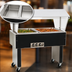 Thumbnail image #3 for Service Mate Deluxe Portable Buffet Hot Food Table with 2 Open Wells, 33-Inch Wide, 240V 3-Phase