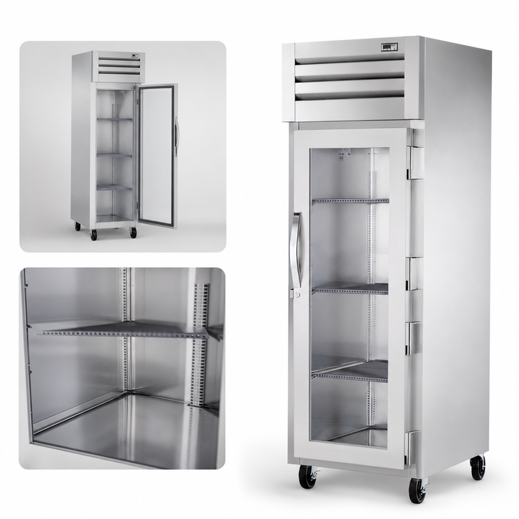 Product image #3 for SPEC SERIES 1-Section Heated Reach-In Holding Cabinet with Glass Door