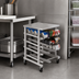 Thumbnail image #3 for Panco Half-Size Mobile Gravity-Fed Can Rack for #5 and #10 Cans