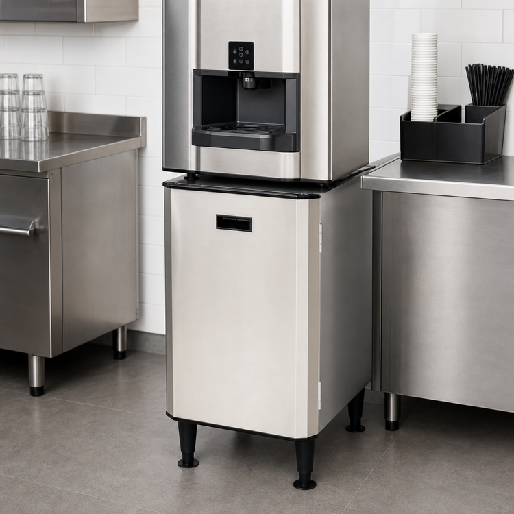 Product image #3 for Scotsman Meridian Enclosed Cabinet Machine Stand for HID207 Ice & Water Dispenser