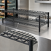 Thumbnail image #3 for QuadTruss Front Case Merchandise Cantilevered Wire Shelving Unit, 2-Tier, 36 Inch W x 14 Inch D x 14 Inch H