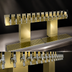 Thumbnail image #3 for Glastender 14-Faucet Countertop Bridge Draft Dispensing Tower, Glycol-Cooled, Polished Brass Finish