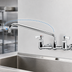 Thumbnail image #3 for Krowne Royal Series Low-Lead Wall-Mount Faucet with 14-Inch Swing Spout, 8-Inch Centers