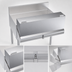 Thumbnail image #3 for Krowne Royal Series 42-Inch Stainless Steel Locking Cover for Double Speed Rail