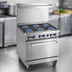 Thumbnail image #3 for Imperial Pro Series 36-Inch Gas Restaurant Range with 6 Burners, Open Cabinet Base and Hi-Shelf