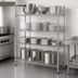 Thumbnail image #3 for Metro Super Erecta Chrome Plated Stationary Starter Wire Shelving Unit, 60