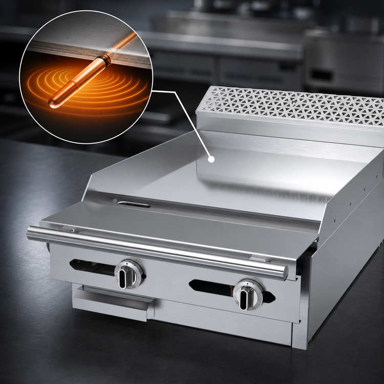 Product image #3 for Garland Cuisine Series 24-Inch Gas Add-A-Unit Modular Top Thermostatic Griddle