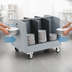 Thumbnail image #3 for Metro DSD11 Double-Sided Side-Load Polymer Dish and Tray Cart
