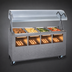 Thumbnail image #3 for Vollrath 2-Series Affordable Portable 4-Well Mobile Hot Food Station with Lighted Buffet Breath Guard, Granite, 120V