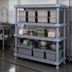 Thumbnail image #3 for Quantum Millenia Gray Polymer Shelving Unit, 72