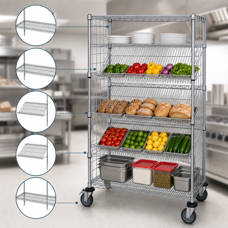Five Shelves Included