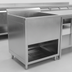 Thumbnail image #2 for Eagle Group ASWTFT-1848-SG Anti-Splash Cool Trough Water Tempering System with Grated Floor Drain, 48