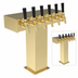 Thumbnail image #3 for Perlick Extra High 6-Faucet Countertop Tee Draft Beer Tower, Glycol-Cooled, Tarnish-Free Brass