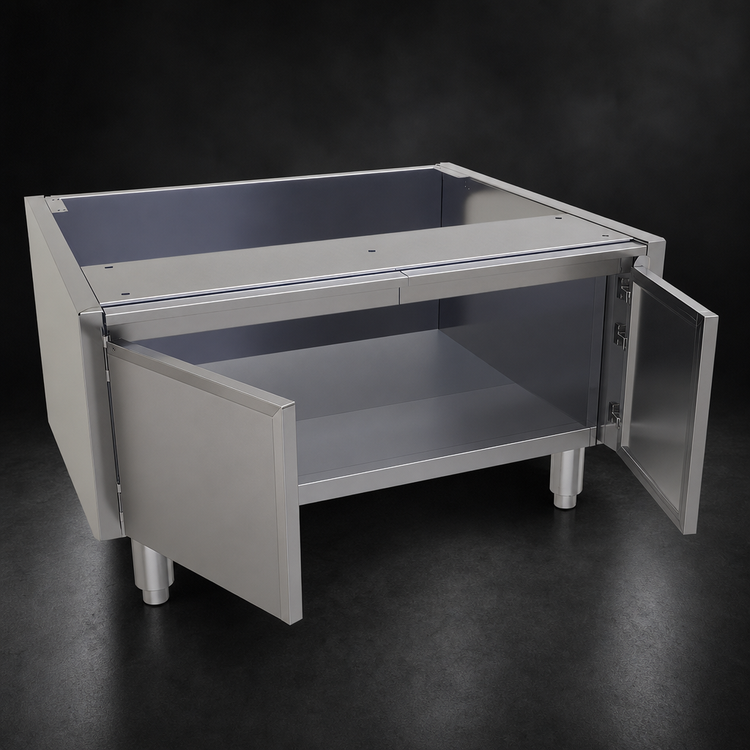 Product image #3 for Glastender ACB-30 Two-Door Stainless Steel Underbar Add-On Cabinet Base, 30-Inch Wide