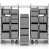 Thumbnail image #3 for Metro TOP-TRACK Super Erecta Stationary Intermediate Unit Kit, 24 Inch Wide, Chrome Plated Posts