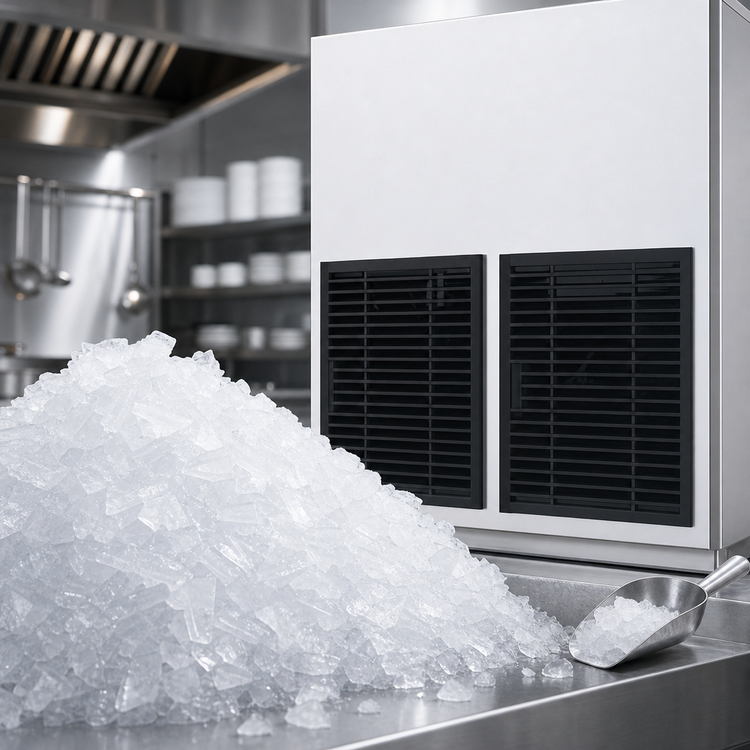 Product image #4 for Hoshizaki F-1002MAJ Flake-Style Ice Maker with Self-Contained Air-Cooled Condenser, 22-Inch Wide, 980 lb/24 Hr