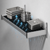 Thumbnail image #3 for Fermod 42-Inch x 14-Inch Vented Wall Shelving Unit