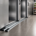 Thumbnail image #3 for Quantum Double Unit Floor Track Assembly Kit with 3 18-Foot V-Groove Aluminum Tracks