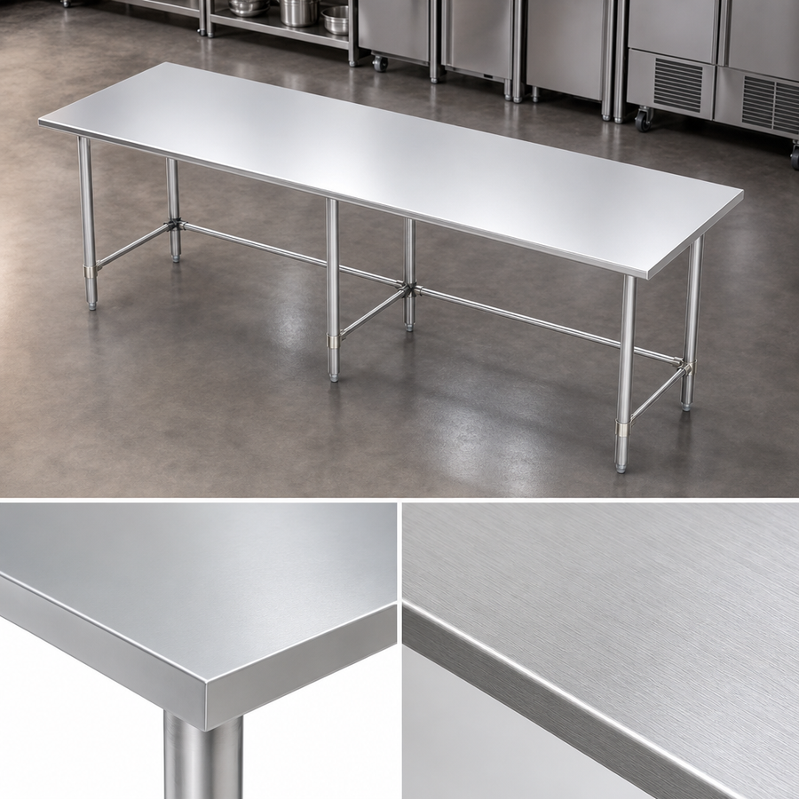 Reinforced Stainless Steel Top