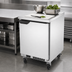Thumbnail image #3 for Beverage-Air 20-Inch Single-Section Shallow Depth Worktop Freezer with Solid Door and Flat Top