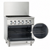 Thumbnail image #3 for Imperial Pro Series 36 Inch Gas Charbroiler Range with Standard Oven