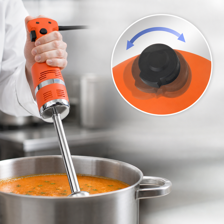 Product image #3 for Dynamic Junior Variable Speed Immersion Blender with 9-Inch Stainless Steel Shaft, 230V