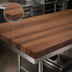 Thumbnail image #3 for John Boos Boos Block American Black Walnut Kitchen Countertop, 132 x 36 x 3 Inches, Flat Top, Varnique Finish