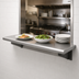 Thumbnail image #3 for Advance Tabco Pass-Thru Shelf, 96 Inch W x 18 Inch D, Bull Nose Front and Rear, Stainless Steel
