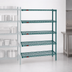 Thumbnail image #3 for Eagle Valu-Gard 5-Tier Add-On Wire Shelving Unit, 42 x 18 x 74 Inches, Green Epoxy