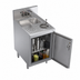 Thumbnail image #3 for Krowne Royal Series 18-Inch Stainless Steel Underbar Speed Unit with Dump Sink and Cabinet Base