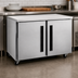 Thumbnail image #3 for Traulsen Centerline 48-Inch Two-Section Compact Undercounter Freezer with Left-Hinged Solid Doors