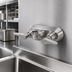 Thumbnail image #3 for Stainless Steel 4-Inch Wall Mount Workboard Mixing Faucet, Less Nozzle