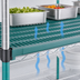 Thumbnail image #3 for QuadPlus 54 x 24 Inch Louvered Polymer Shelf Mat with Wire Quad-Adjust Frame