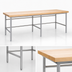 Thumbnail image #3 for John Boos Stainless Steel Baker's Table Frame for 120 x 48 Inch Top