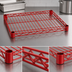 Thumbnail image #3 for Eagle Group Stand-Outs 72-Inch x 24-Inch Red Epoxy Decorative Wire Shelf with QuadTruss Design