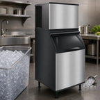 Thumbnail image #3 for Koolaire KYT0500W 30-Inch Water-Cooled Self-Contained Cube Ice Machine, 560 lb/Day, Half-Dice