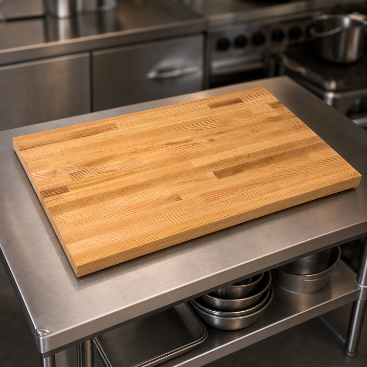 Product image #3 for John Boos Appalachian Blended Edge Grain Red Oak Island Countertop, 60 x 30 x 1-1/2 Inch, Varnique Finish