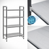 Thumbnail image #3 for Cambro Camshelving Elements XTRA 4-Shelf Solid Stationary Starter Unit, 30W x 24D x 64H, Speckled Gray